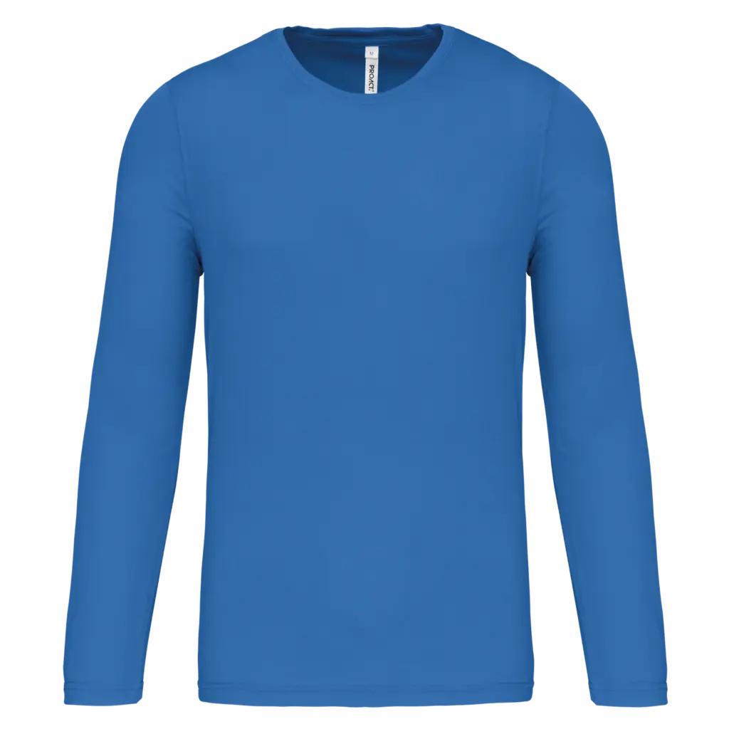 Sportshirt PA443 Langarm bedrucken atmungsaktiv XS-XXL — Produktfoto 5