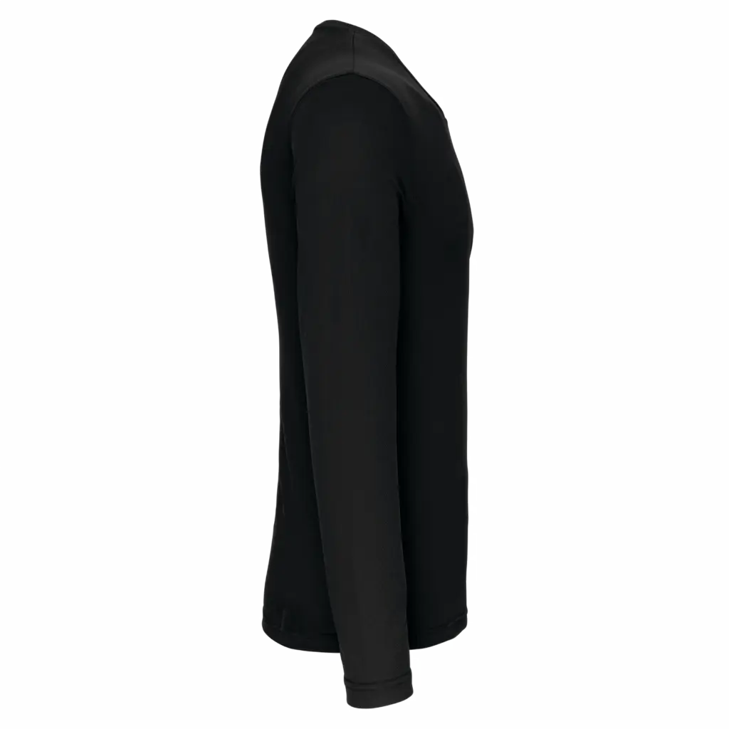 Herensportshirt Lange Mouwen, black — productfoto 5