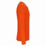 Herensportshirt Lange Mouwen, fluorescent orange — productfoto 6