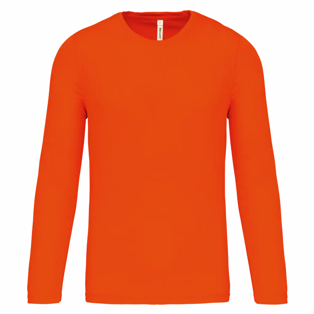 Sportshirt PA443 Langarm bedrucken atmungsaktiv XS-XXL — Produktfoto 7