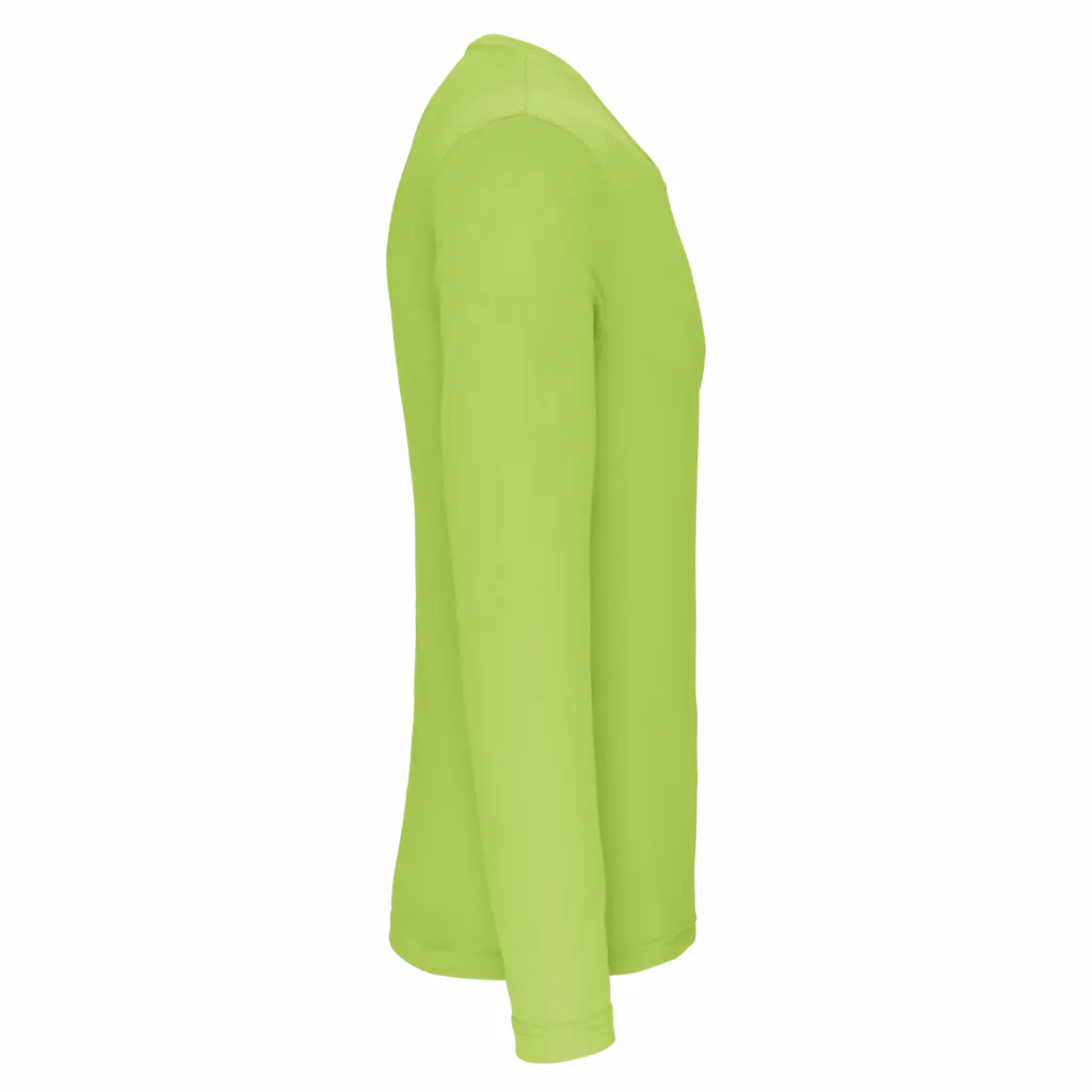 Herensportshirt Lange Mouwen, lime — productfoto 8