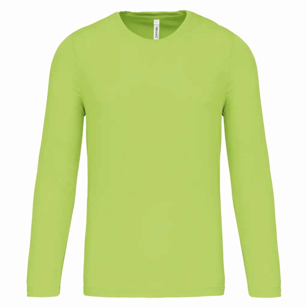 Sportshirt PA443 Langarm bedrucken atmungsaktiv XS-XXL — Produktfoto 9