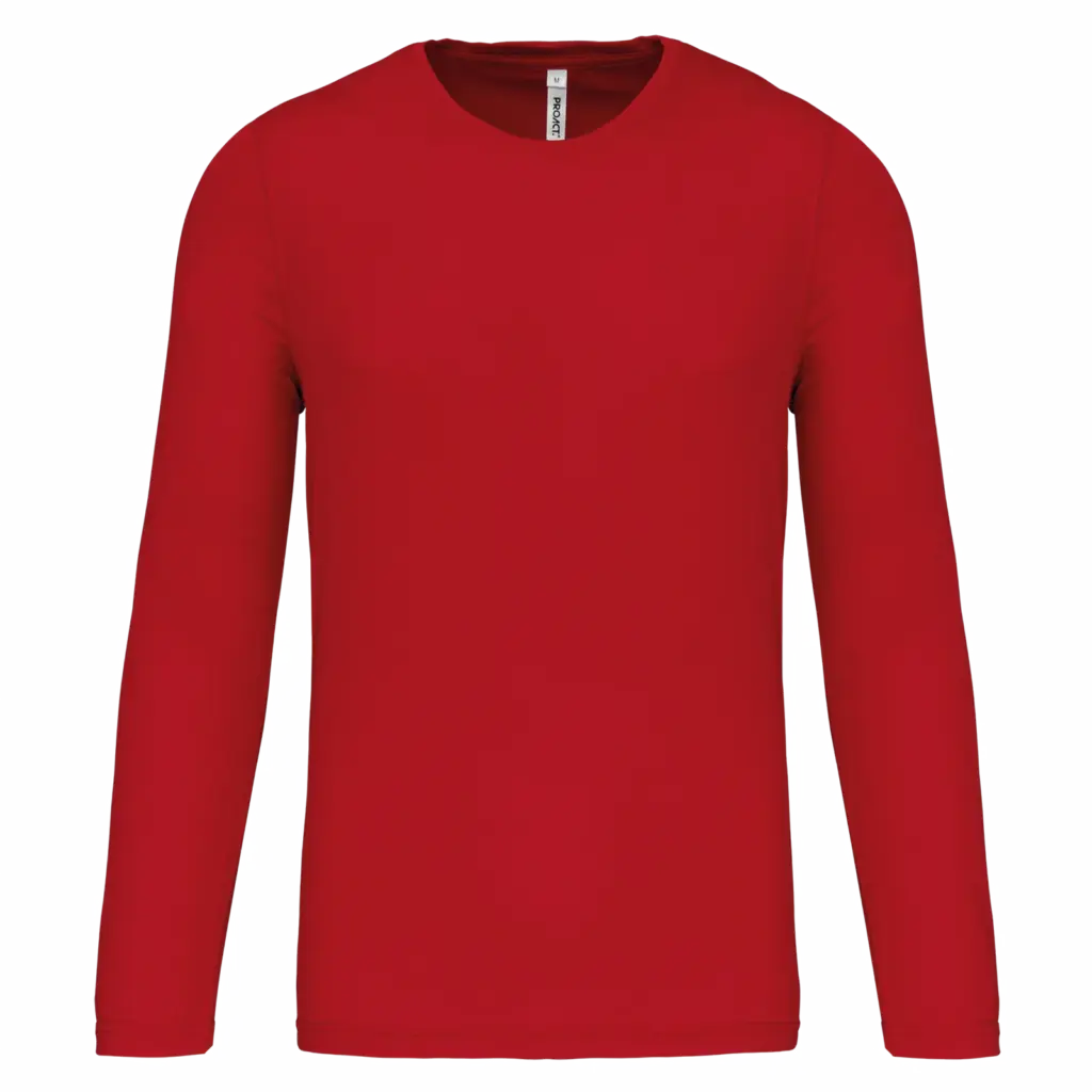 Sportshirt PA443 Langarm bedrucken atmungsaktiv XS-XXL — Produktfoto 10
