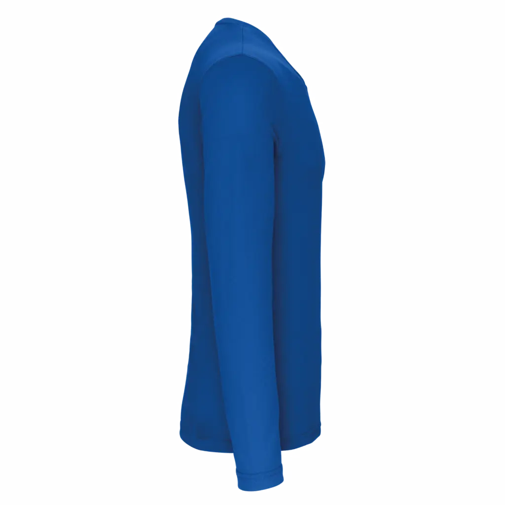 Herensportshirt Lange Mouwen, sporty royal blue — productfoto 11