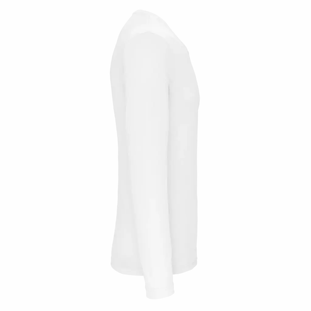 Herensportshirt Lange Mouwen, white — productfoto 12