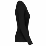 Damessportshirt Lange Mouwen, black — productfoto 4