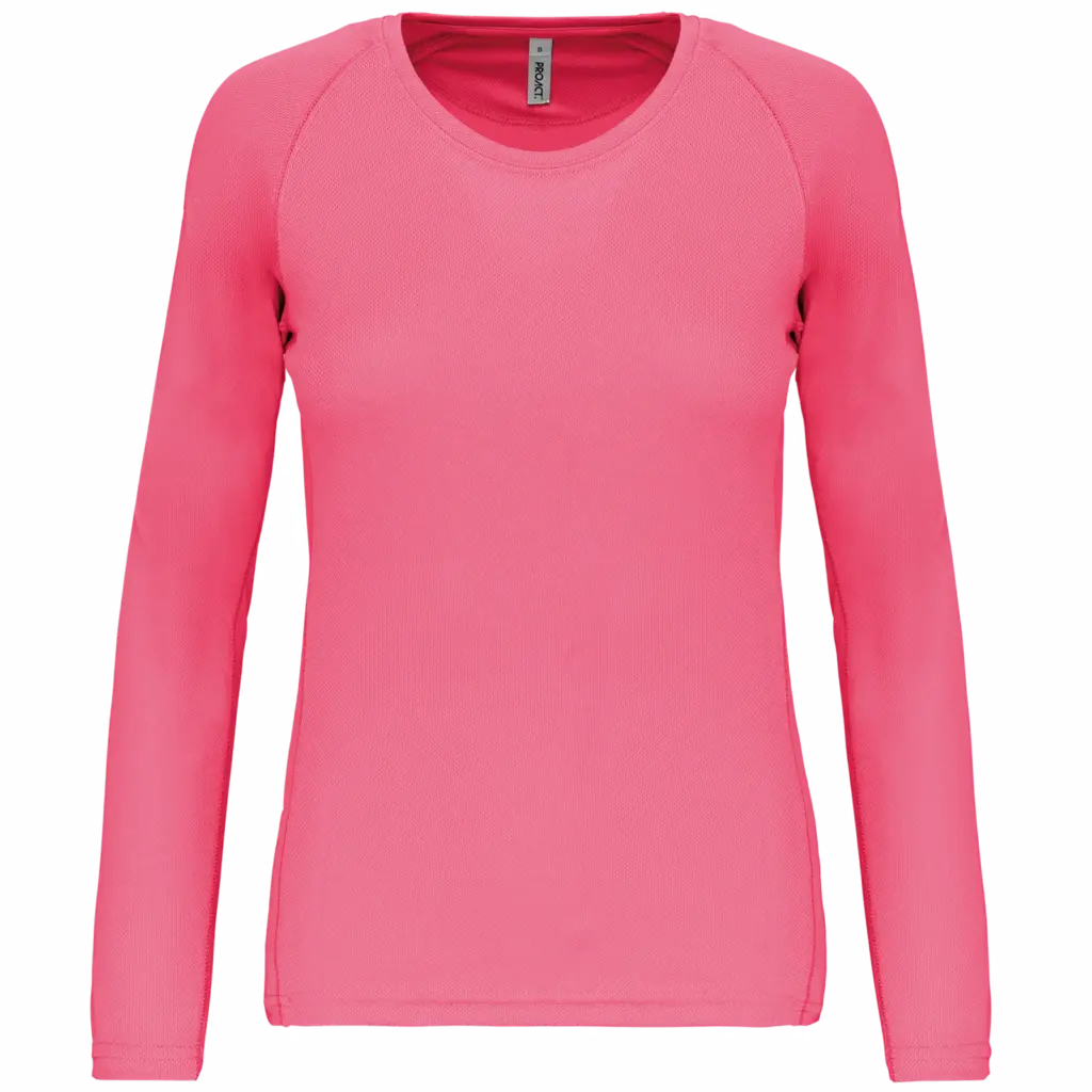 Damen Sportshirt Langarm PA444 bedrucken Polyester XS-XL — Produktfoto 7