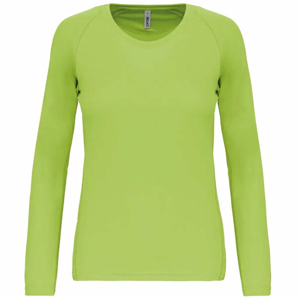 Damen Sportshirt Langarm PA444 bedrucken Polyester XS-XL — Produktfoto 10