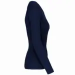 Damessportshirt Lange Mouwen, sporty navy — productfoto 9