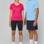 Dames sport-T-shirt V-hals — productfoto 4