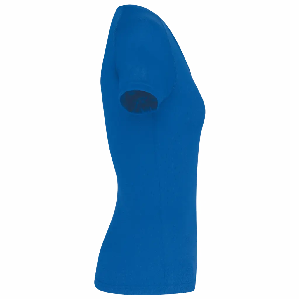 Dames sport-T-shirt V-hals, aqua blue — productfoto 5