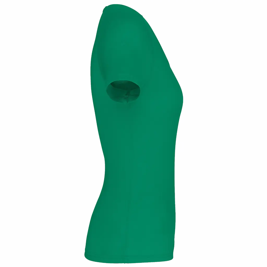 Dames sport-T-shirt V-hals, kelly green — productfoto 11