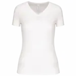 Dames sport-T-shirt V-hals, white — productfoto 19