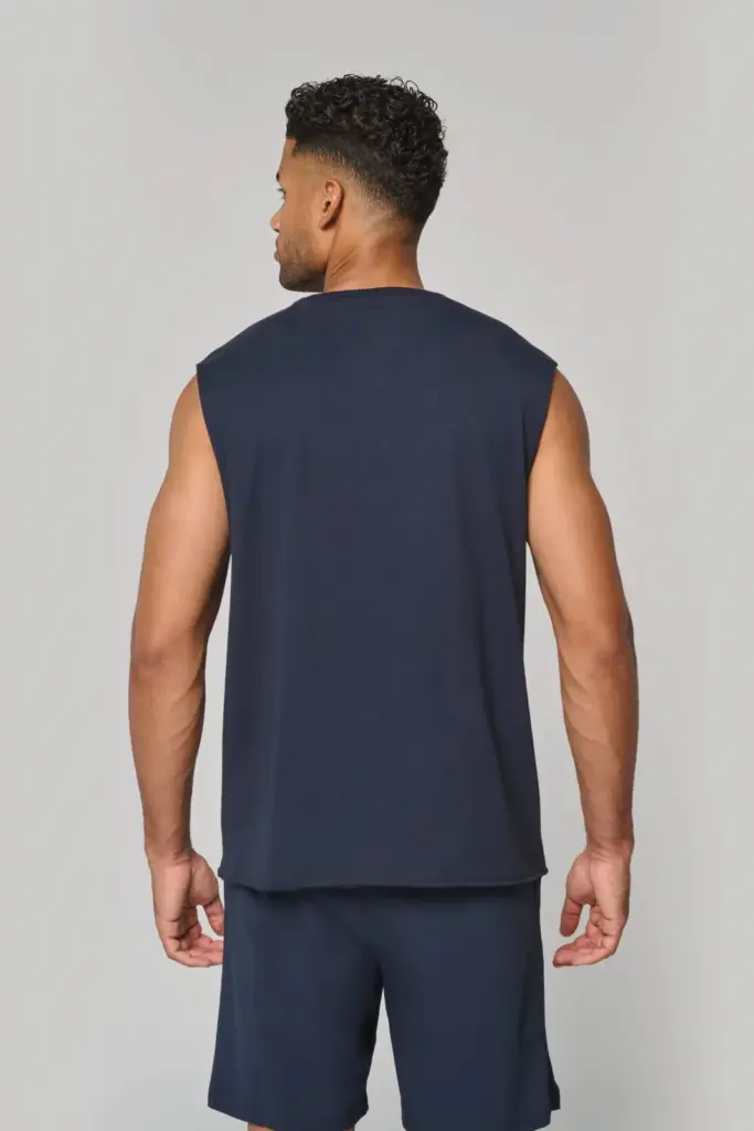 PA479-PA1032-3_2026 - Sport Shirt ontwerpen Mouwloos unisex T-shirt 190 — productfoto 2