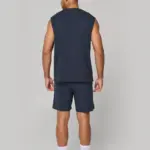 Mouwloos unisex T-shirt 190 — productfoto 4