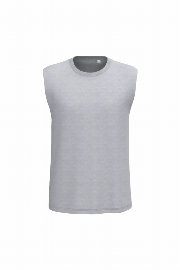 PS_PA479_OXFORDGREY - Sport Shirt ontwerpen Mouwloos unisex T-shirt 190, oxford grey — productfoto 16
