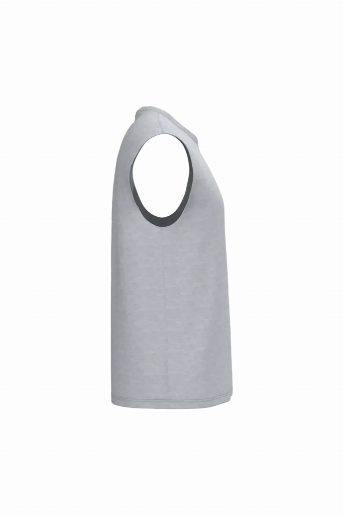 PS_PA479-S_OXFORDGREY - Sport Shirt ontwerpen Mouwloos unisex T-shirt 190, oxford grey — productfoto 17