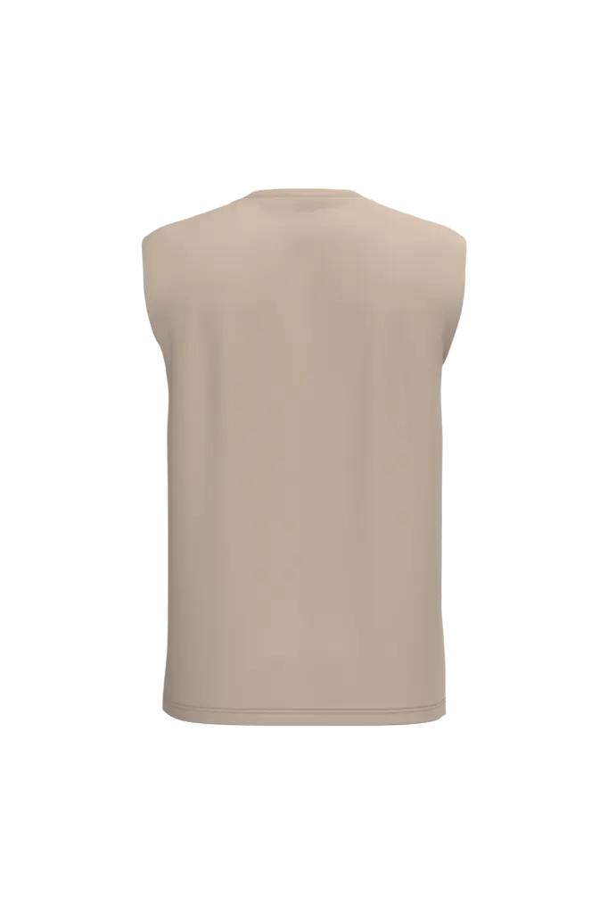 PS_PA479-B_SAND - Sport Shirt ontwerpen Mouwloos unisex T-shirt 190, sand — productfoto 18