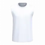 PS_PA479_WHITE - Sport Shirt ontwerpen Mouwloos unisex T-shirt 190, white — productfoto 25
