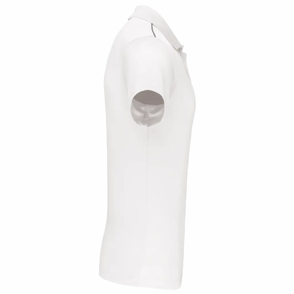 Herensportpolo, white — productfoto 12