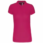 Damessportpolo, fuchsia — productfoto 6