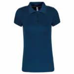 Damessportpolo, sporty navy — productfoto 9