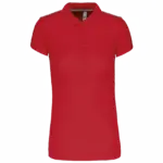 Damessportpolo, sporty red — productfoto 10