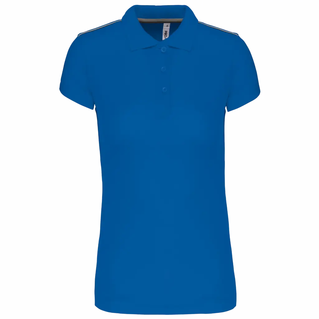 Damessportpolo, sporty royal blue — productfoto 11