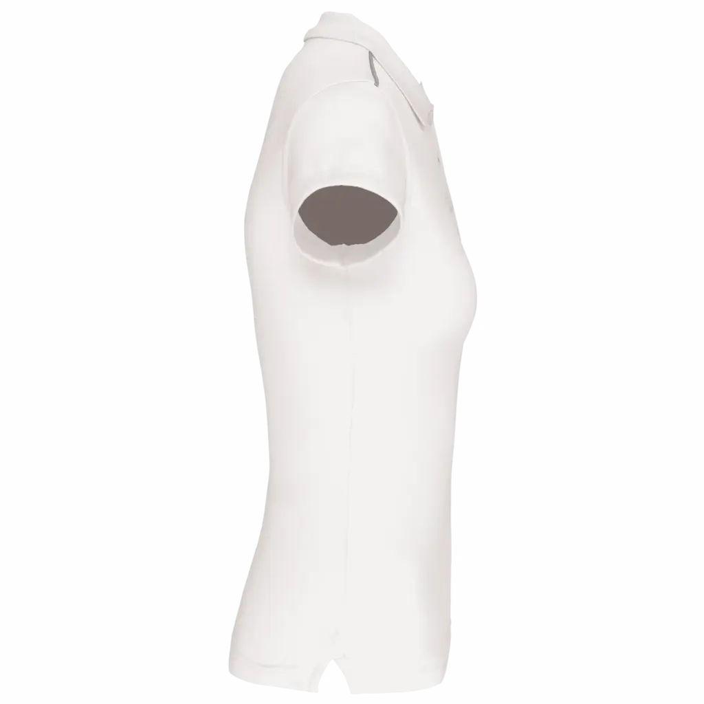 Damessportpolo, white — productfoto 11