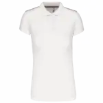 Damessportpolo, white — productfoto 12
