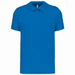 Herensportpolo, aqua blue — productfoto 5