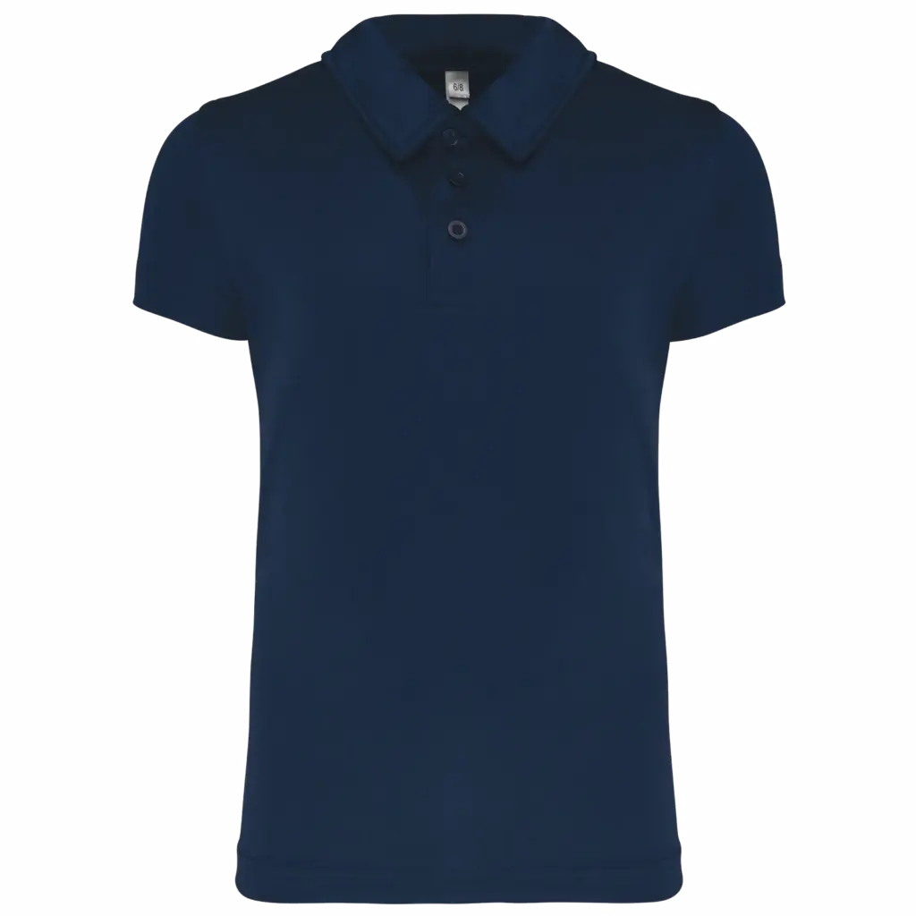 Kinder Sportpolo PA484 bedrucken atmungsaktiv Polyester 6-14 — Produktfoto 7