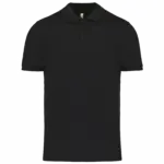 Heren-sportpolo, black — productfoto 6