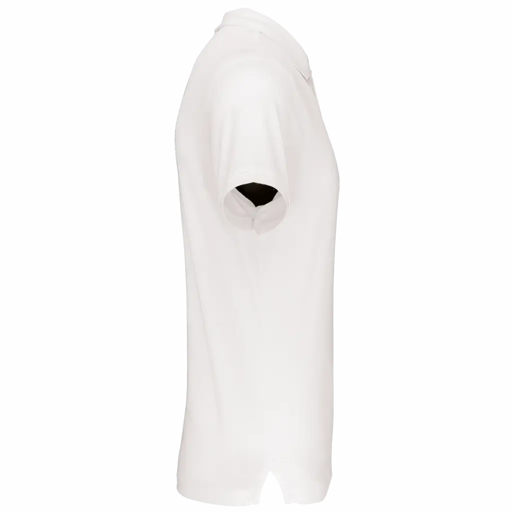 Heren-sportpolo, white — productfoto 16