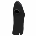 Dames-sportpolo, black / sporty grey — productfoto 4