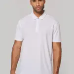Heren sportpolo met kraag met kwartrits — productfoto 3