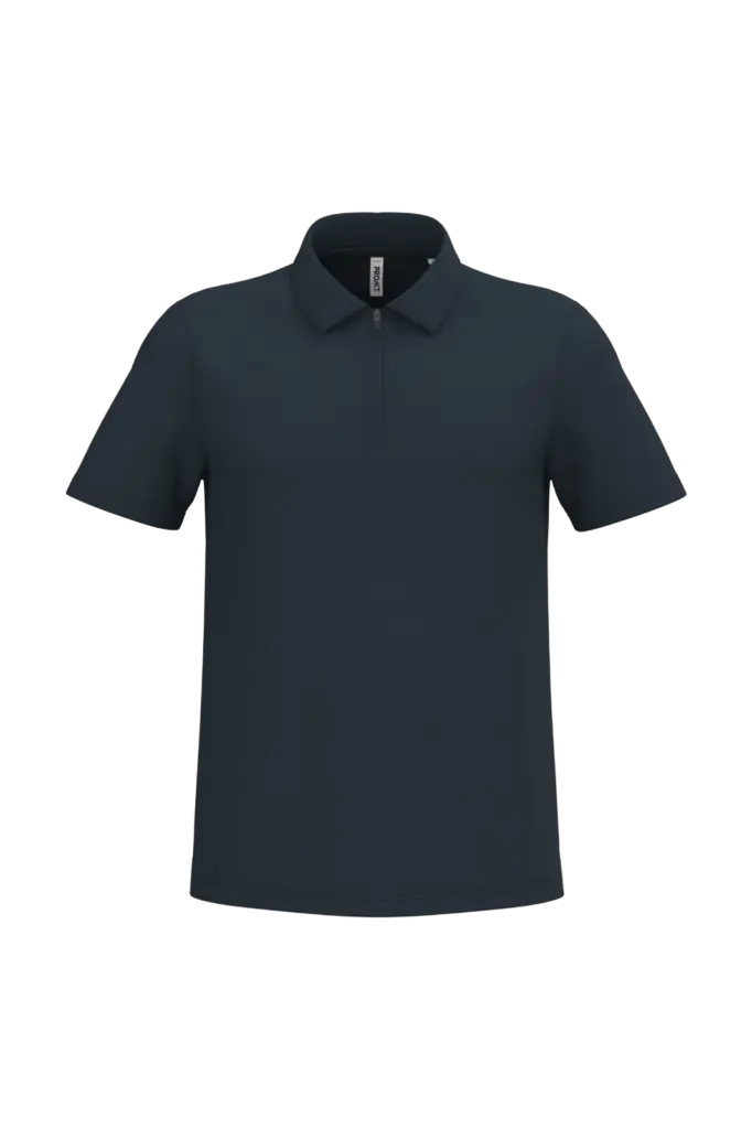 Custom Recycled Men Sports Polo PA492 Quarter-Zip XS-3XL — product photo 7