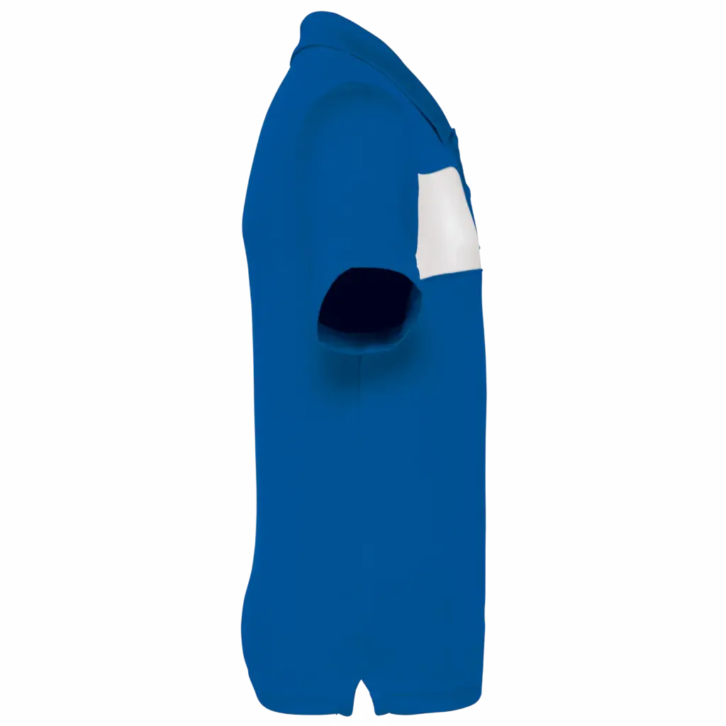 Kinderpolo korte mouwen, sporty royal blue / white — productfoto 5