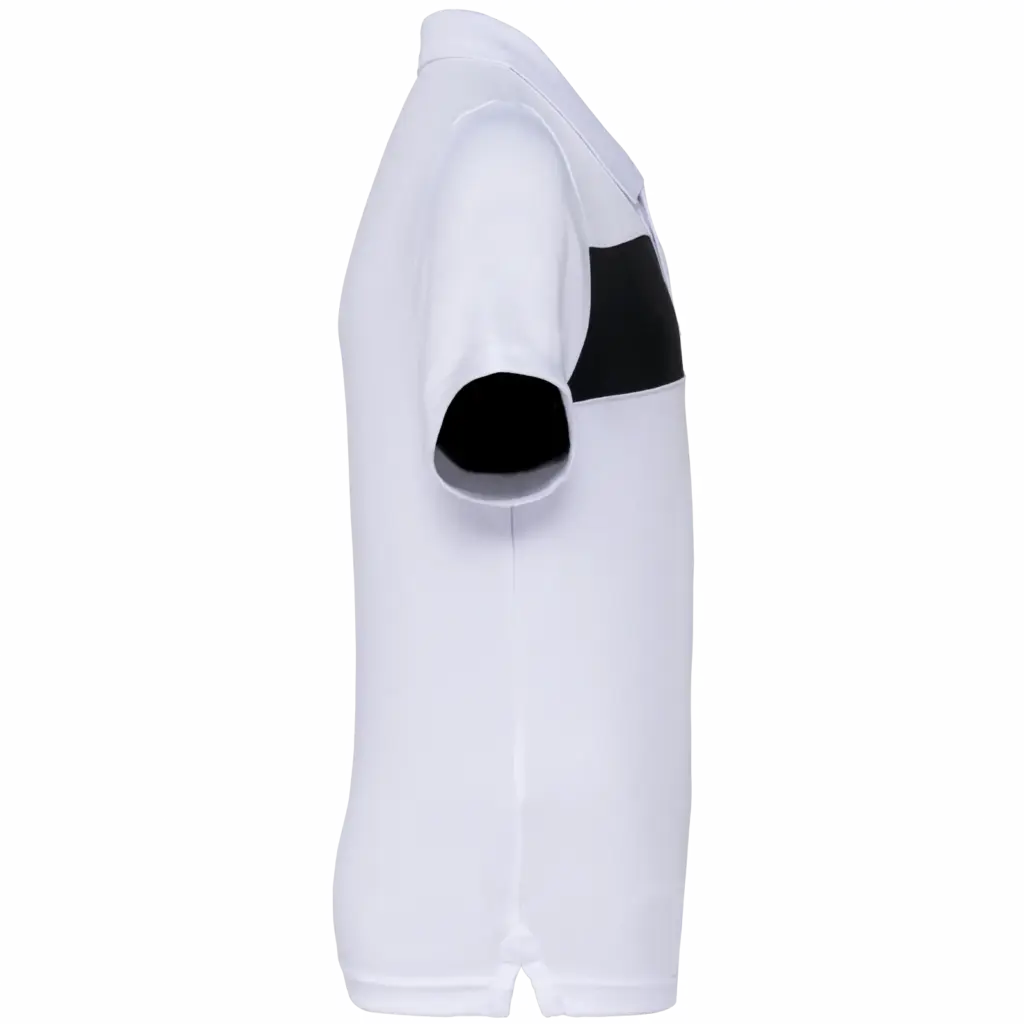 Kinderpolo korte mouwen, white / black — productfoto 6