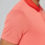 Gevlamde polo korte mouwen volwassene — productfoto 4