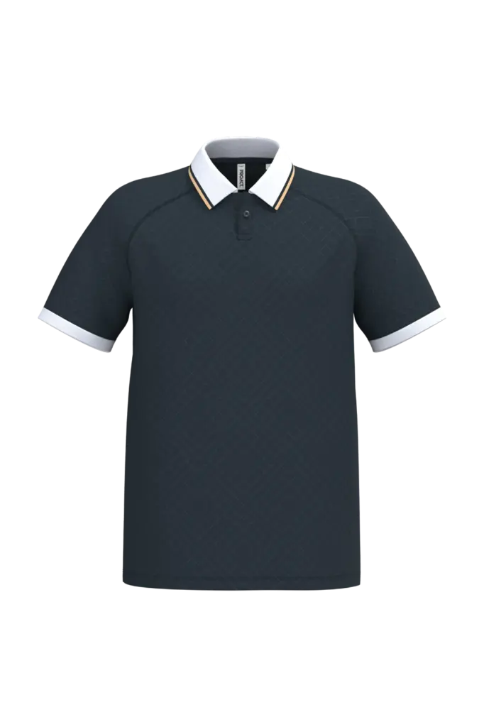 PS_PA497_NAVY-WHITE-GOLD - Hidalgo Lifestyle sportpolo uniseks, navy / white / gold — productfoto 19