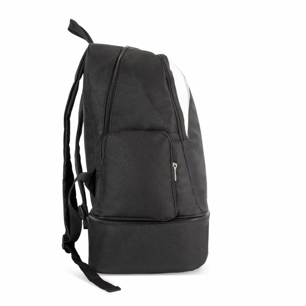 Teamsports rugzak met sterke bodem - 39L, black / white / light grey — productfoto 2