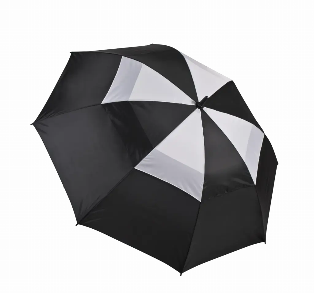 Professionele golfparaplu, black/white — productfoto 5
