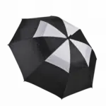 Professionele golfparaplu, black/white — productfoto 5