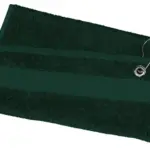 Golfhanddoek - 50 x 30 cm, forest green — productfoto 4