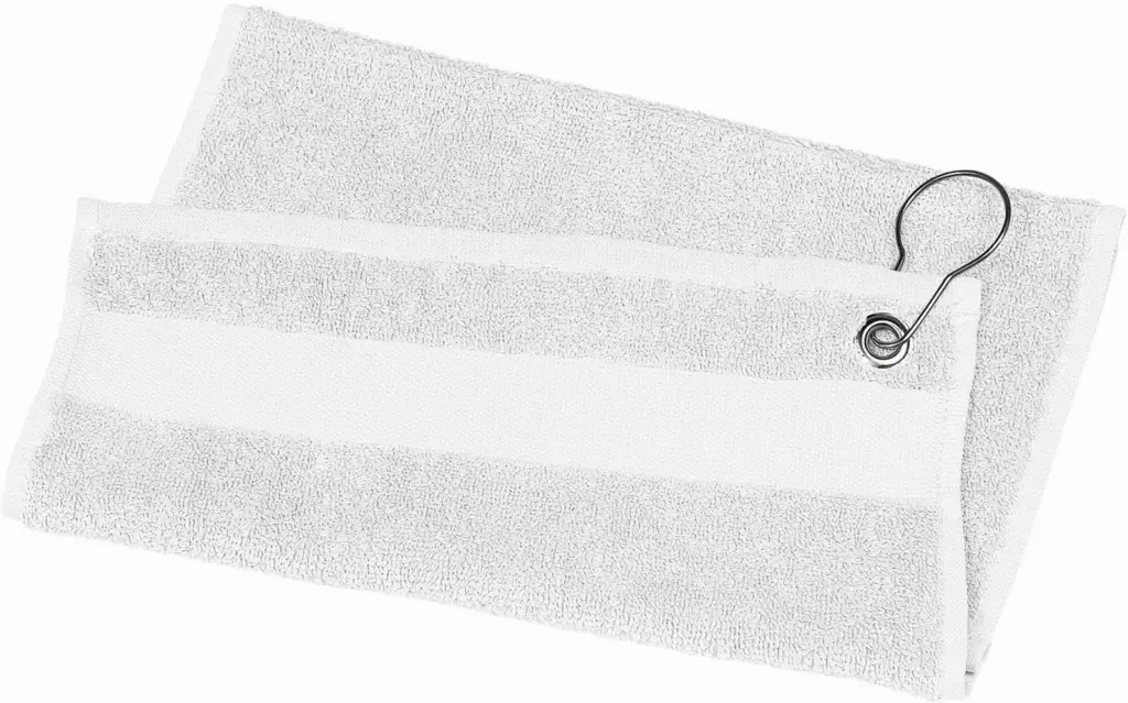 PS_PA570_WHITE - Hidalgo Golfhanddoek - 50 x 30 cm, white — productfoto 8