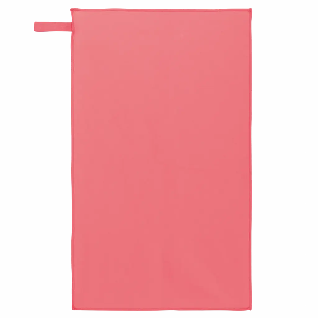 PS_PA574_CORAL - Handdoekeninclusieflogo Sporthanddoek microvezel - 50 x 100 cm, coral — productfoto 3