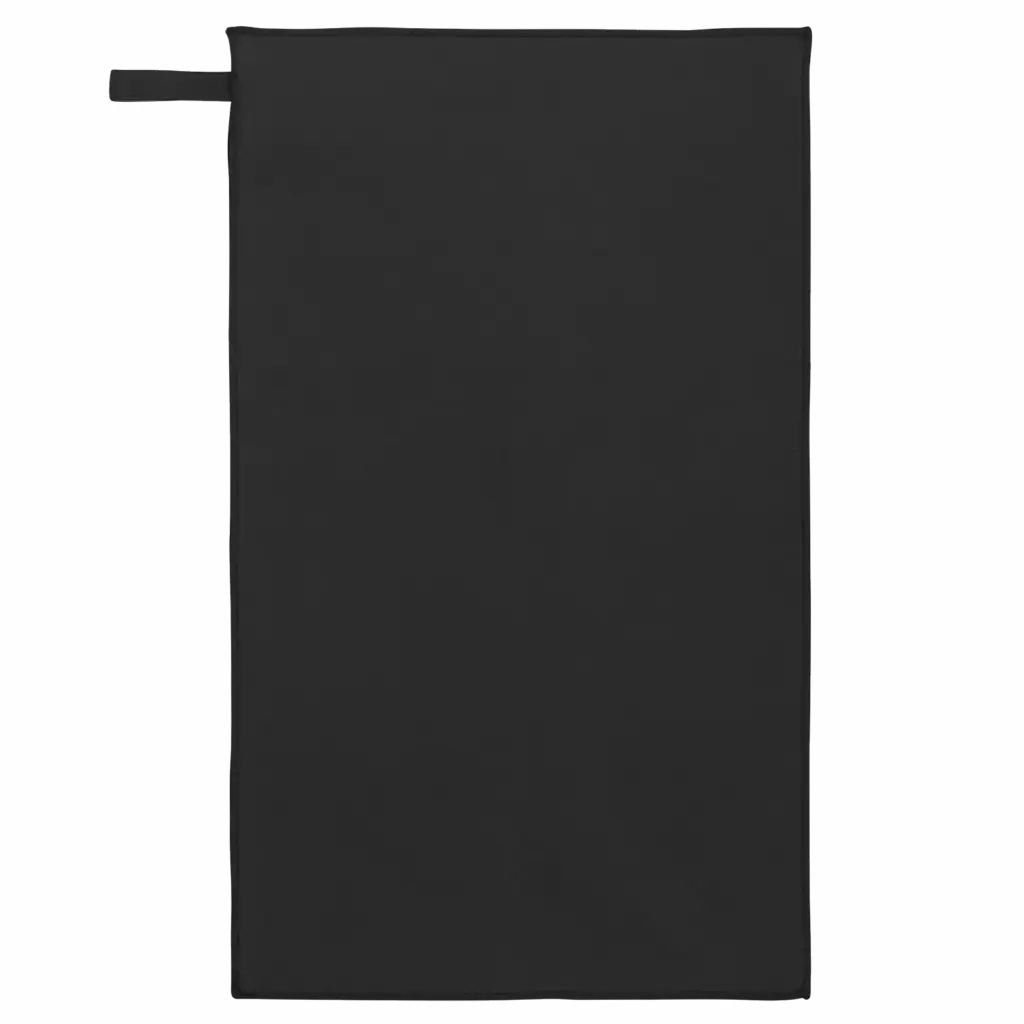 Sporthanddoek microvezel - 70 x 120 cm, black — productfoto 3