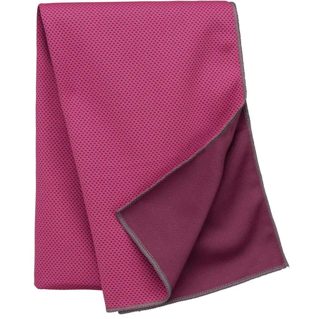 Afkoelende sporthanddoek - 100 cm x 30 cm, candy pink — productfoto 4