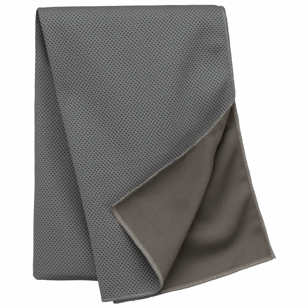 Afkoelende sporthanddoek - 100 cm x 30 cm, icy grey — productfoto 6